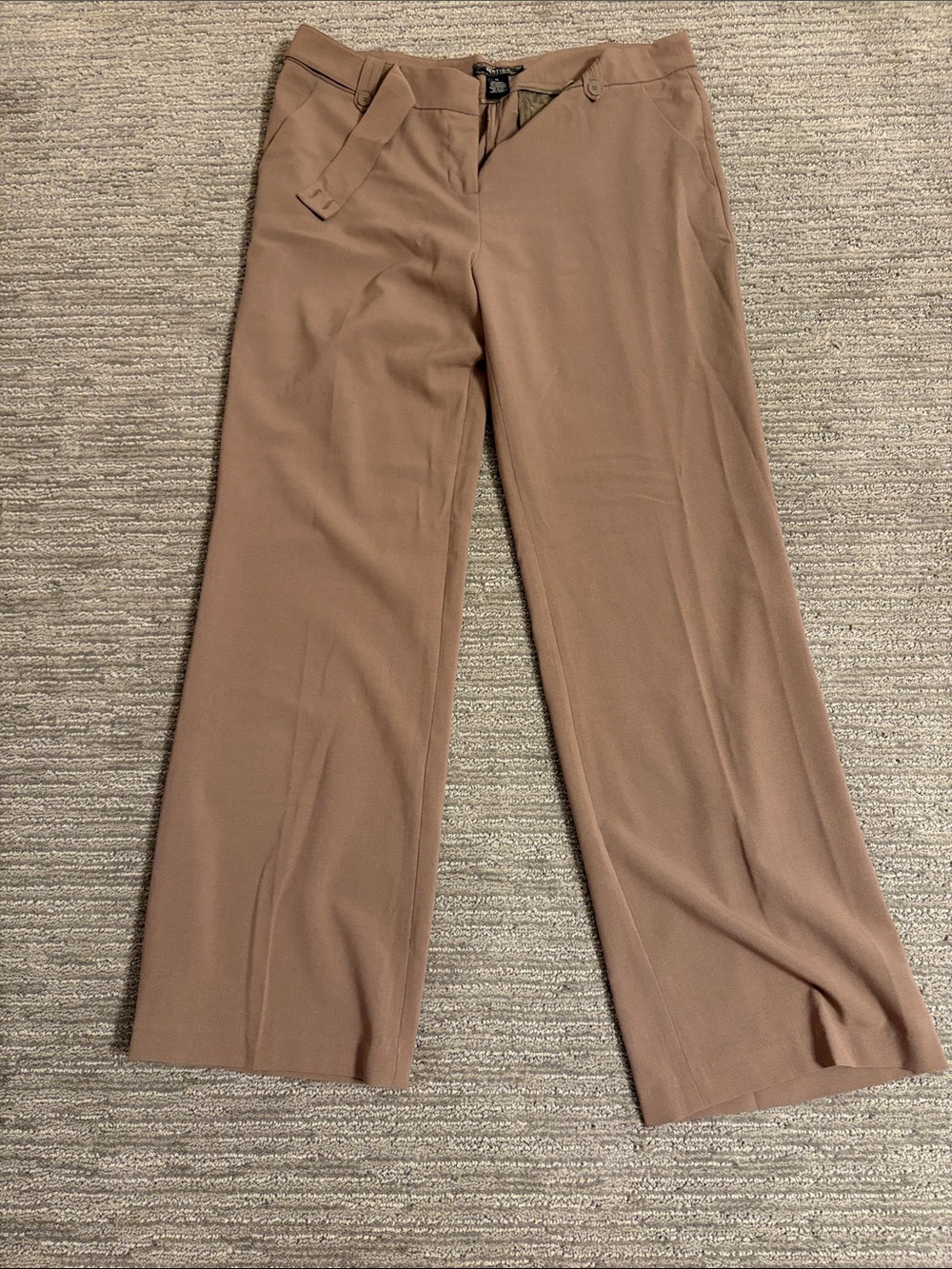 Vertigo Paris Wide-Leg Trousers in Taupe Brown